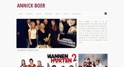 Desktop Screenshot of annickboer.nl