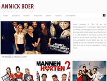 Tablet Screenshot of annickboer.nl